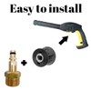 XXLKVSK High Pressure Washer Adapter M22 Pressure Washer Plug to