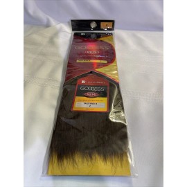 Goddess Original Remi 100% Human Hair Weave -Yaki Weaving-Color #2- 8"-ORIGINAL-