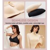 Lemorosy Women's Comfort Front Closure Back Support Wireless Seamless Everyday