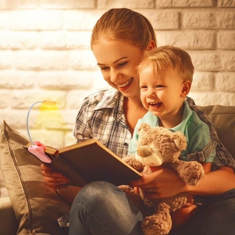 Vekkia 3000K Warm LED Rechargeable Book Light, Book Lights for