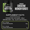 Creatine Monohydrate Powder 500g - Premium Grade Creatine Monohydrate -