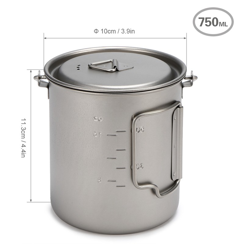 Ultralight Titanium Cup Outdoor Portable Mug Camping Picnic Water Cup