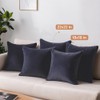 QUORGVES Soft Velvet Pillow Covers 18x18 Inch Pack of 2