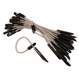 12-Inch Tarp Bungee Toggle Ties (20-Pack)