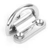 Atibin Heavy Stainless Folding Pad Eye Sail Steel D Ring