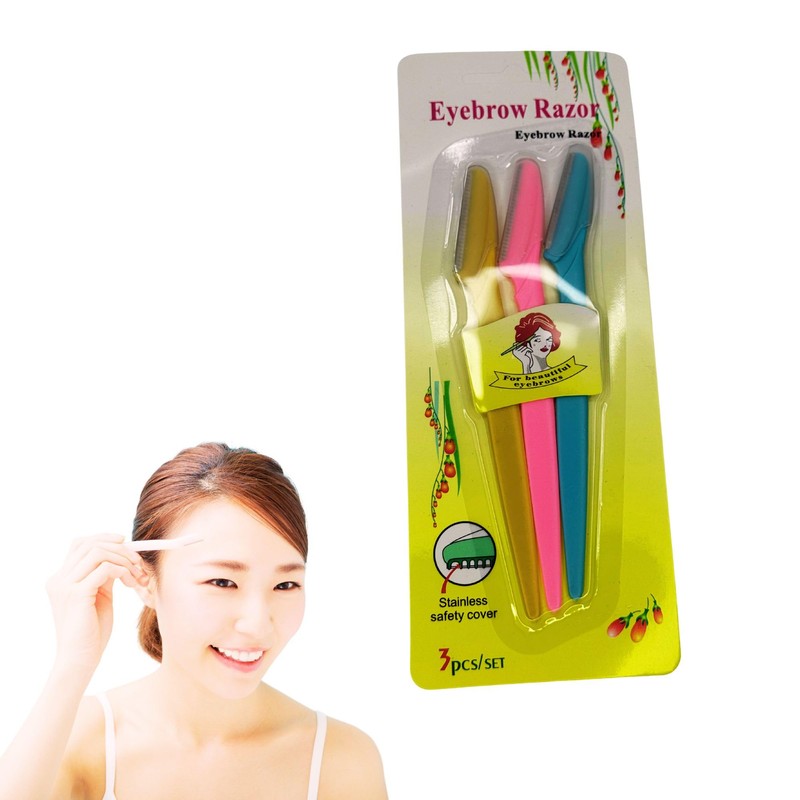 Perfiladores - Set de 3 Depiladores de Cejas con Cubierta