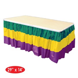 Mardi Gras Table Skirting