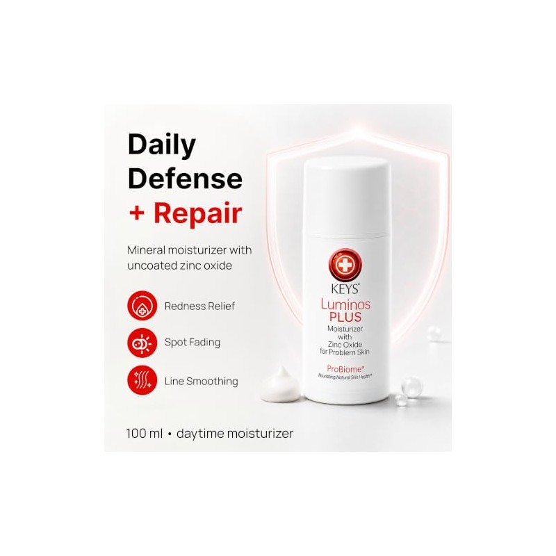 Keys Luminos PLUS with Zinc Oxide- Natural Sun Protection Lotion,