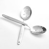 BNAZIND 8 Inch Kunz Perforated Small Spoons Set of 2
