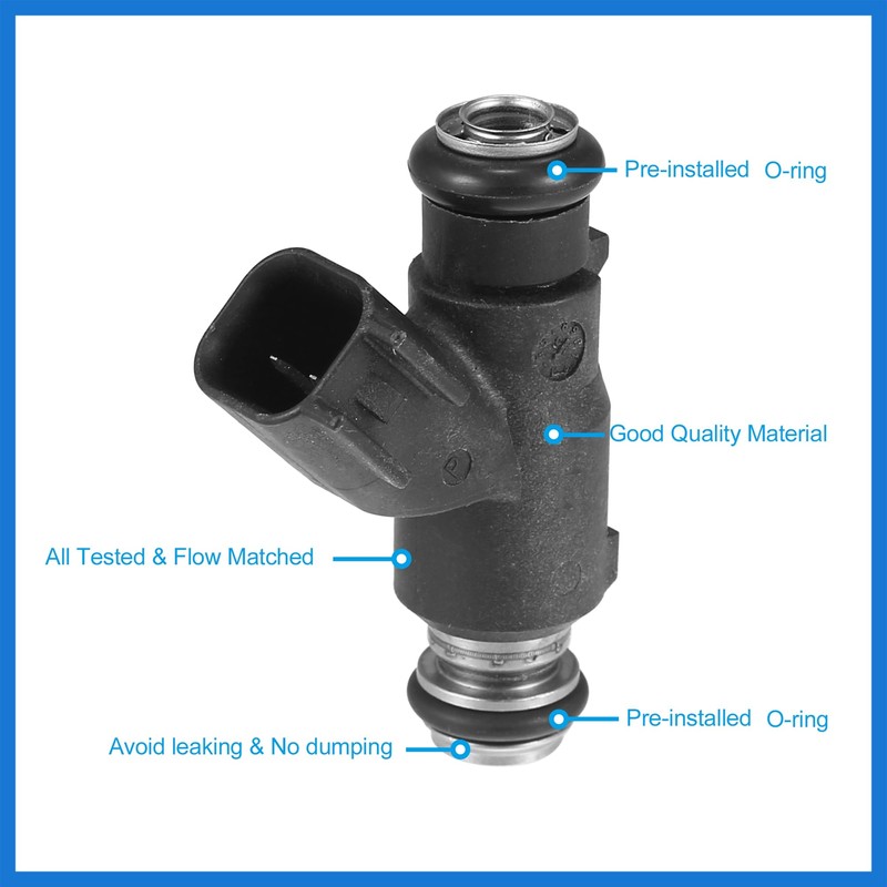 VekAuto 28160355 Fuel Injector Nozzle Flow Matched Replacement for Hisun