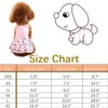 NACOCO Small Dog Star Dress with Leash Small Pet Puppy