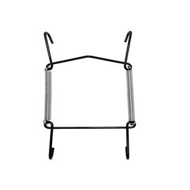 Invisible Plate Hangers for Wall | Decorative Dish Display Holders Hanging Wires Spring Hook Holder Fit to Hang on Wall (Black Plate Hanger, 9 -13 cm (3.5 - 5 Inch))