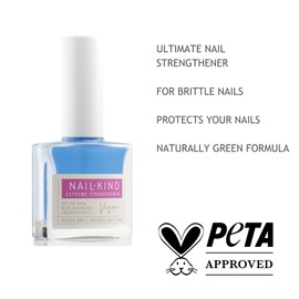 NAILKIND Extreme Nail Strengthener - Hard to Resist - Ultimate Treatment for Soft Brittle Nails - Quick Dry Protective Formula - Gentle to Nails - Peta Certified Cruelty Free - 8ml