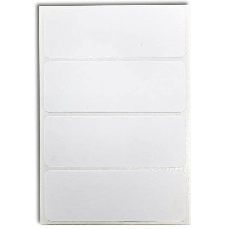 Ideal Seal All-Purpose Labels, 1 x 2.75 inches, White Pack