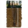 Fiskars 60" Steel Posthole Digger, Long-Handled Construction and Yard Tool,