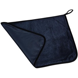 Microfibre Car Wash Cloth 600 GSM Ultra Absorbent Microfibre Cloth Car Drying Scratch-Free & Lint-Free with Hanging Hook for Painted Surfaces, Windows & Motorcycle (Black, 3 Pieces, 30 x 40 cm)