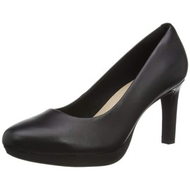Clarks Ambyr Joy Women's Court Shoes, Black (Black Leather)