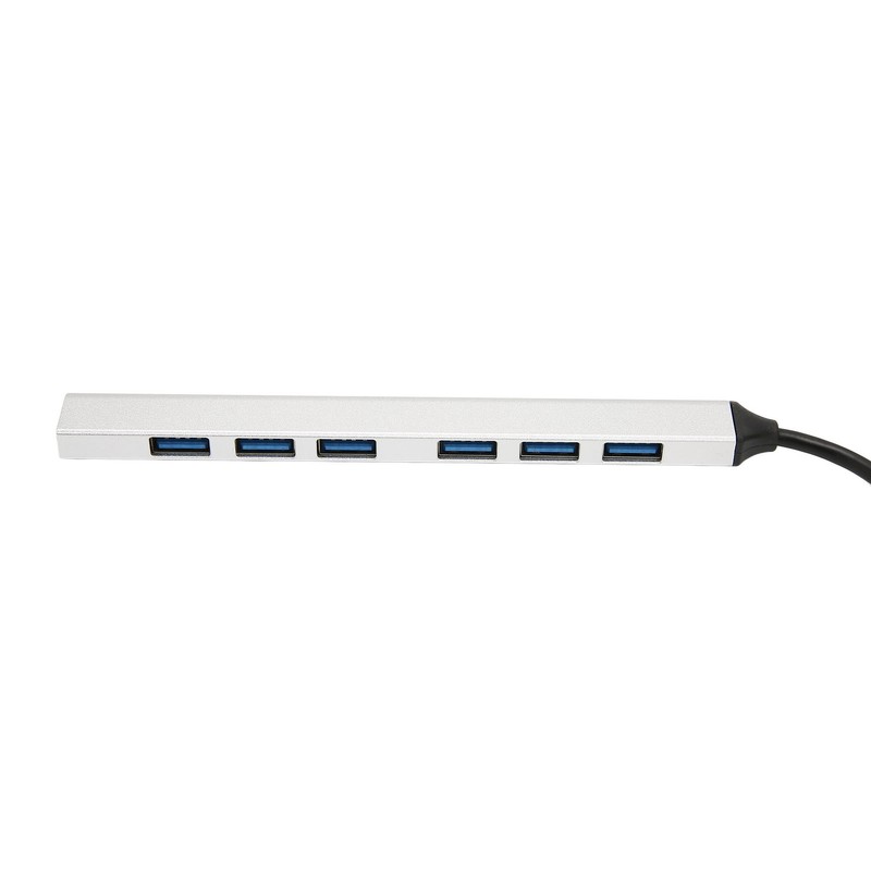 USB 3.0 Hub 7 Ports 5Gbps Fast Transmission Aluminium Alloy