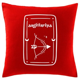 Hippowarehouse Tarot Style Sagittarius Printed bedroom accessory cushion cover case 41x41cm