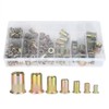 165PCs Rivet Nuts Set Hardware Fastener Hand Tools Knurled Industrial