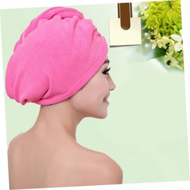 Ipetboom Toallas De Microfibra Afelpadas Para Secar El Cabello Gorro Cómodo Para Viaje