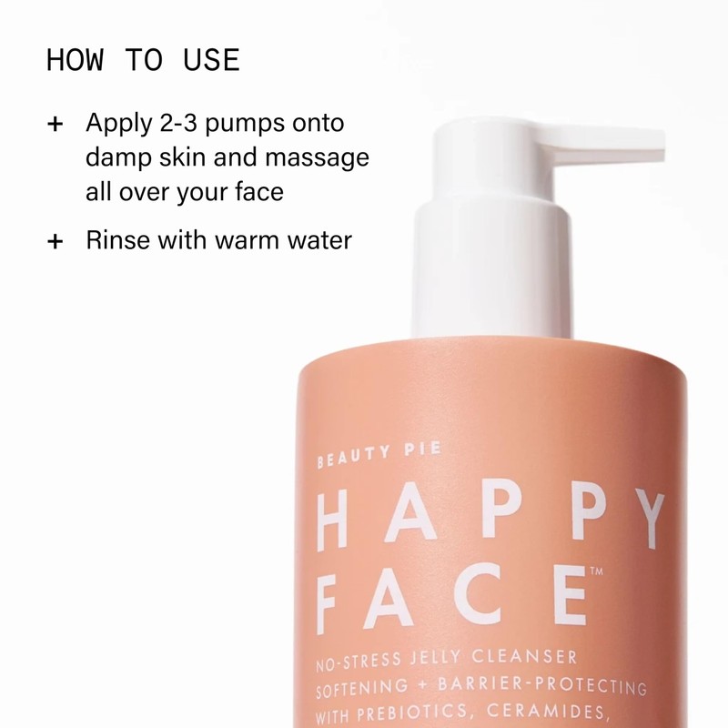 Beauty Pie Happy Face No-Stress Jelly Cleanser | Gentle Face