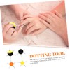 minkissy Ergonomic Nail Art Dotting Tools 4pcs Circular Dotting Pen