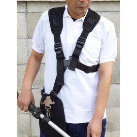 Saito Twine Mesh Double Hanging Band for Grass Trimming with Waist Cover