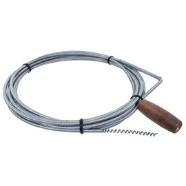 NAJDER Pipe Cleaning Spiral for Sewerage – Diameter 5 mm 3 m – Pipe Spiral with Claw – Spiral for Pipes – Sewer Spiral Drain Pipe Cleaning – Drain Spiral