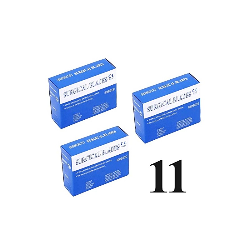 AAProTools Pack of 500 Disposable Blades 11, Size 11 Scalpel