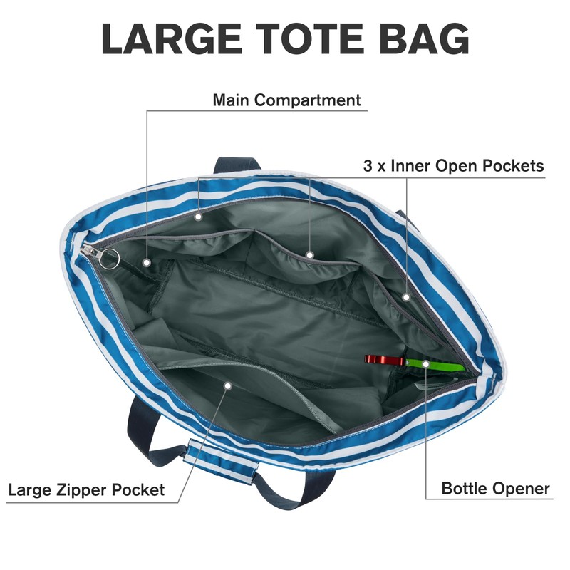G4Free Beach Bag Waterproof Beach Tote Bag for Women Large
