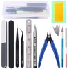 Qovydx 18Pcs Gundam Model Tools Kit Gunpla Tool Gundam Moddeler