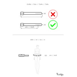 FRONHOFER wide Belt 1.9' belt (5 cm) genuine full grain buffalo leather Belt , Size:waist size 47.5 IN XXL EU 120 cm;Color:Dark brown