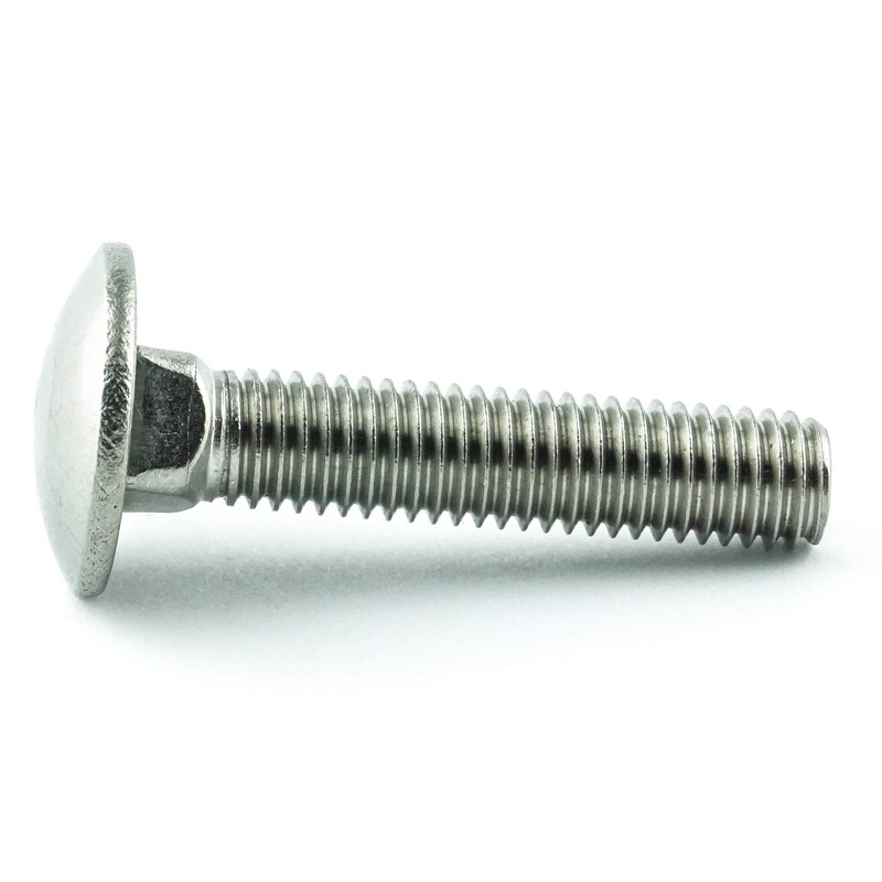 Eisenwaren2000 M6 x 25 mm (30 pieces) - Carriage Bolts