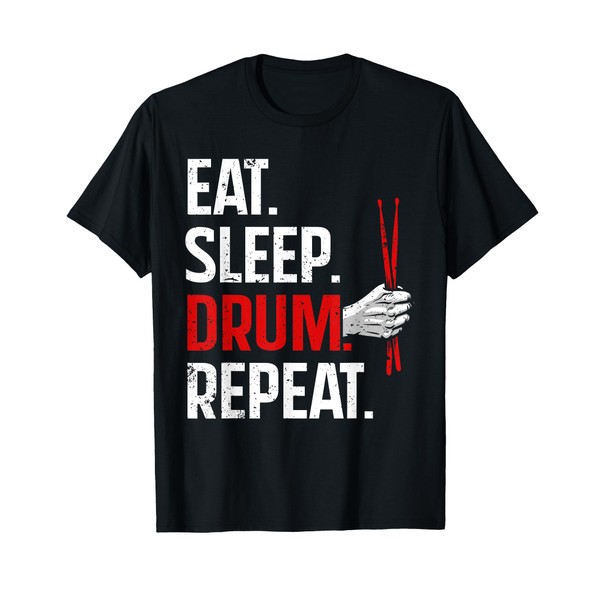 Funny Drumming Art For Men Women Drumline Drum Set Drummer