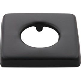 Master Plumber 565MB, Square Shower Flange, Matte Black