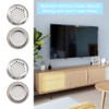 CEEYSEE Pack of 30 Stainless Steel Ventilation Grille 35 mm