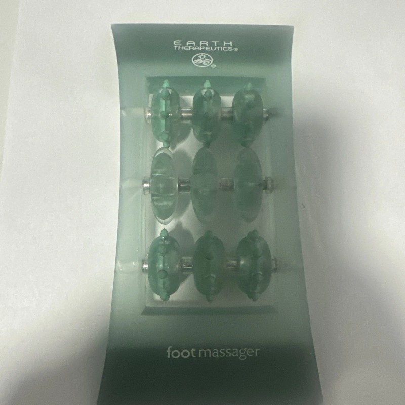 Earth Therapeutics Foot Massager Green Lightweight Rollers