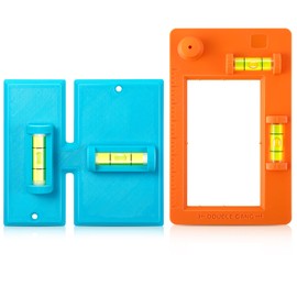 Outlet Template and Labor Saving Devices for Old Work Box Templates, Horizontal or Vertical Low Voltage Tools for Single & Double Gang, Electrical Cutter, Wall Box Template and Level