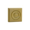 EWAP30 Rosette Casing Corner Block 1" x 3" Square Unfinished,