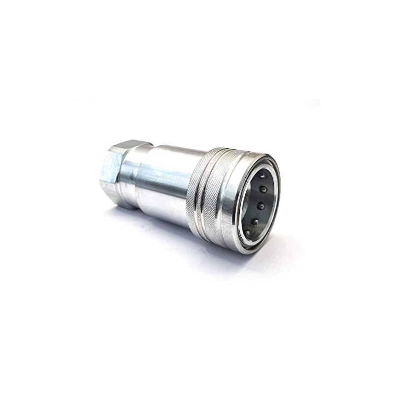 Female ISO A 1" BSP Hydraulic Quick Release Coupling