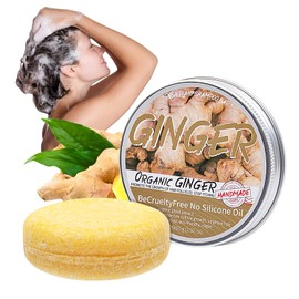 Ginger Hair Regrowth Shampoo Bar, Anti Hair Loss Ginger Shampoo Soap, Promotes Hair Growth, Hair Growth Repair (1PC)
