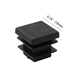 votuyet 12 Pcs 5/8" Square Plastic Plug,which can be Used for Filling Holes in Walls, Furniture or Other Items to Prevent dust, Water or Small Objects from Entering.