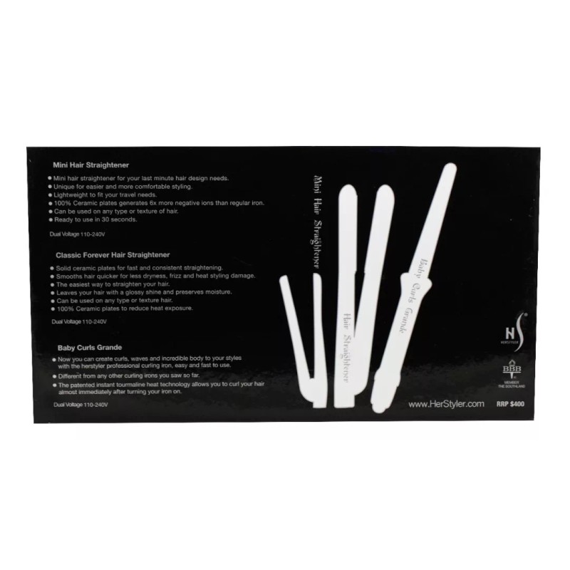 HerStyler Set Colorful Season Herstyle Ferro Plancha Miniplancha