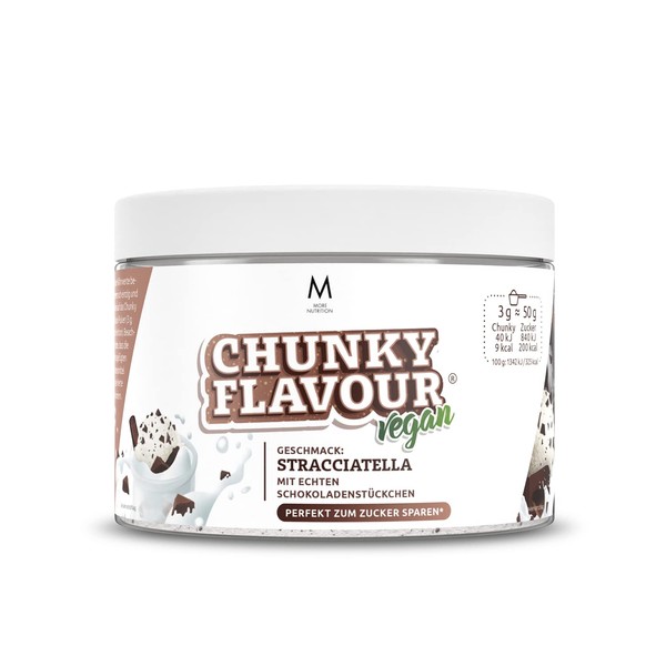 More Nutrition Chunky Flavour Food Flavouring Powder, Stracciatella, 250 g