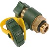 Schlösser Drain Valve DN 8 (1/4 Inch) with Hose Connection