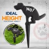 RamPro Ram-pro No Pooping Dog Sign - Cast Iron, Black,