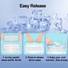 Ice Cube Trays for Freezer, Ice Cube Bin Scoop Trays,