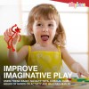 Playbees Bendable Mini Zoo Animals - 12 PCK - Flexible