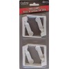 Cooking Concepts Table Cloth Clamps White Plastic Spring-Loaded 4/PK